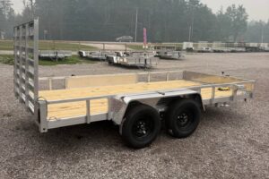2027 QSA 7x14 aluminum low side utility trailer