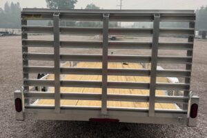 2027 QSA 7x14 aluminum low side utility trailer