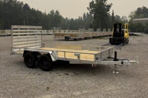2027 QSA 7x14 aluminum low side utility trailer