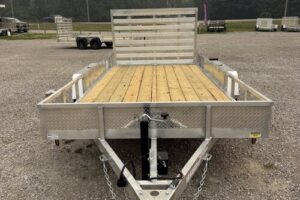 2027 QSA 7x14 aluminum low side utility trailer