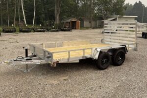 2027 QSA 7x14 aluminum low side utility trailer