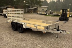 2027 QSA 7x14 aluminum low side utility trailer