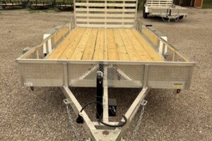 2027 QSA 7x14 aluminum low side utility trailer