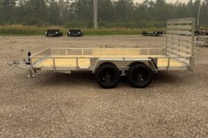 2027 QSA 7x14 aluminum low side utility trailer