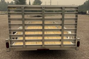 2027 QSA 7x14 aluminum low side utility trailer
