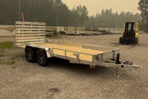 2027 QSA 7x16 aluminum low side utility trailer