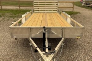 2027 QSA 7x16 aluminum low side utility trailer