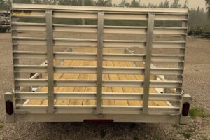 2027 QSA 7x16 aluminum low side utility trailer