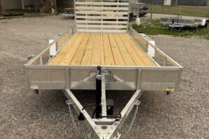 2027 QSA 7x16 aluminum low side utility trailer