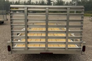 2027 QSA 7x16 aluminum low side utility trailer