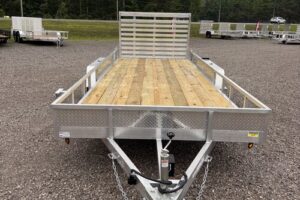 2027 QSA 7x18 aluminum low side utility trailer