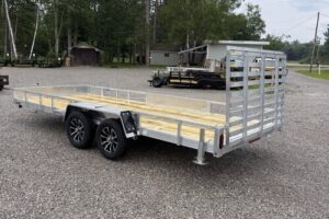 2027 QSA 7x18 aluminum low side utility trailer
