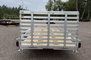 2027 QSA 7x18 aluminum low side utility trailer