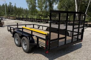 2026 BNM 7x14 low side utility lawn trailer