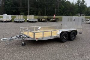 2026 BNM 7x14 aluminum low side utility trailer