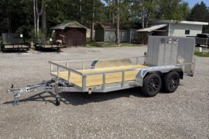2026 BNM 7x14 aluminum low side utility trailer