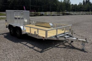 2026 BNM 7x14 aluminum low side utility trailer