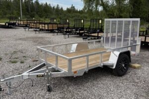 2026 BNM 5x10 aluminum low side utility trailer
