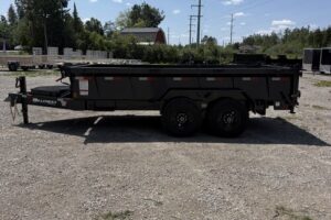 2026 Hillcrest 7x14 14K dump hauler with 24-inch steel sides