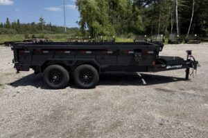 2026 Hillcrest 7x14 14K dump hauler with 24-inch steel sides