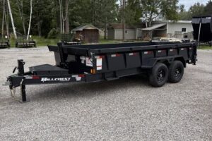 2026 Hillcrest 7x16 14K dump hauler 24-inch steel sides