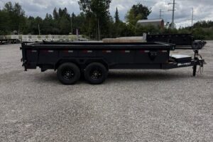 2026 Hillcrest 7x16 14K dump hauler 24-inch steel sides