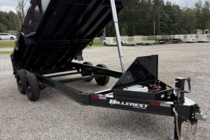 2026 Hillcrest 7x16 14K dump hauler 24-inch steel sides