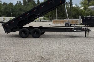2026 Hillcrest 7x16 14K dump hauler 24-inch steel sides