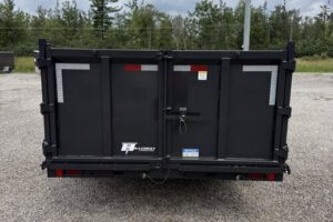 2026 Hillcrest 7x16 14K dump hauler with 40-inch steel sides