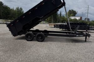 2026 Hillcrest 7x16 14K dump hauler with 40-inch steel sides