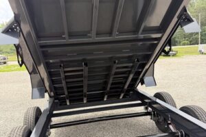 2026 Hillcrest 7x16 14K dump hauler with 40-inch steel sides