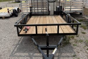 2026 BNM 6×10 Low Side HD Utility Hauler – Rear Gate 2026 BNM 6×10 low side HD utility hauler, rear gate view