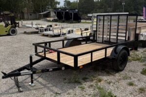 2026 BNM 6×10 Low Side HD Utility Hauler – Side View 2026 BNM 6×10 low side HD utility hauler, side view